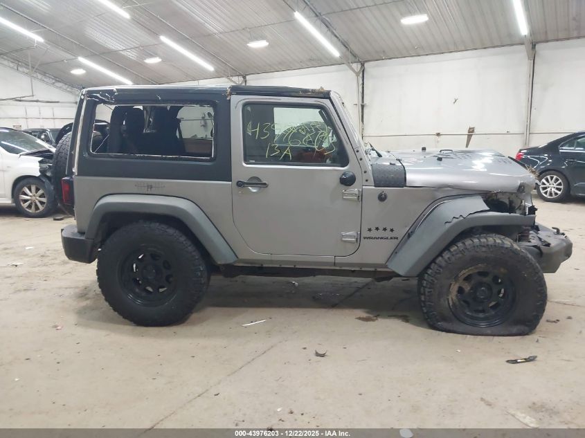 2013 Jeep Wrangler Sport VIN: 1C4AJWAG3DL602492 Lot: 43976203