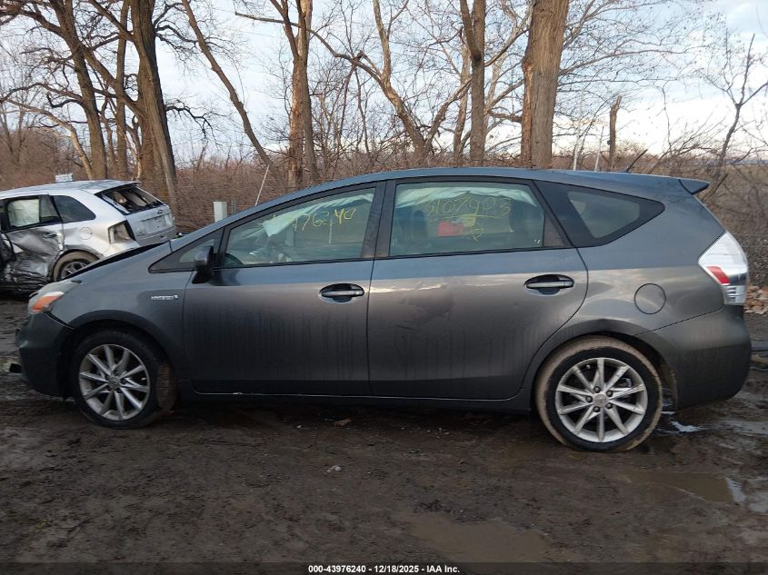 2012 Toyota Prius V Five VIN: JTDZN3EU7C3167903 Lot: 43976240