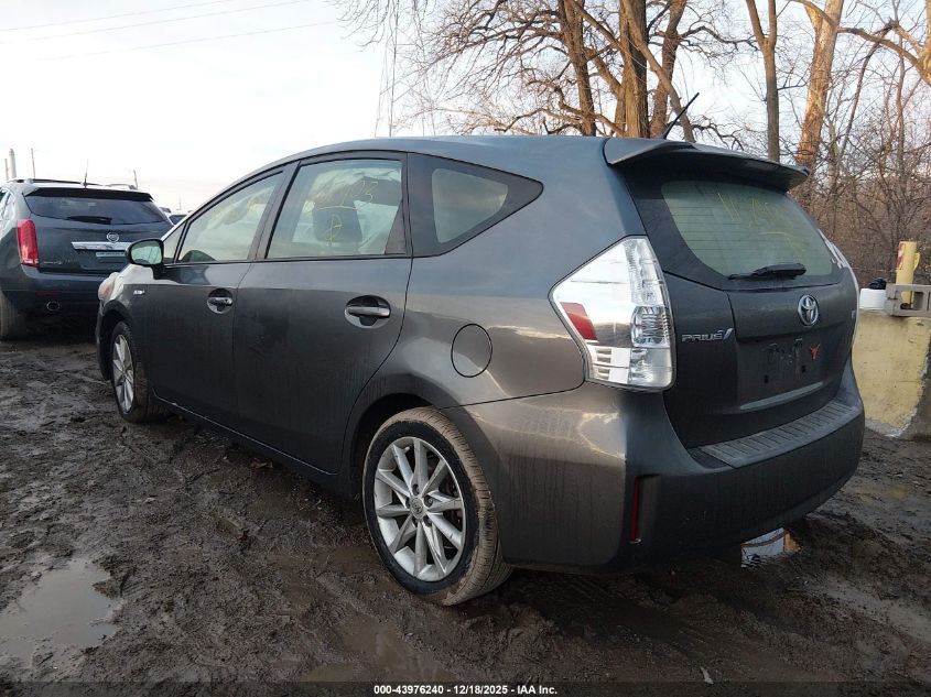 2012 Toyota Prius V Five VIN: JTDZN3EU7C3167903 Lot: 43976240