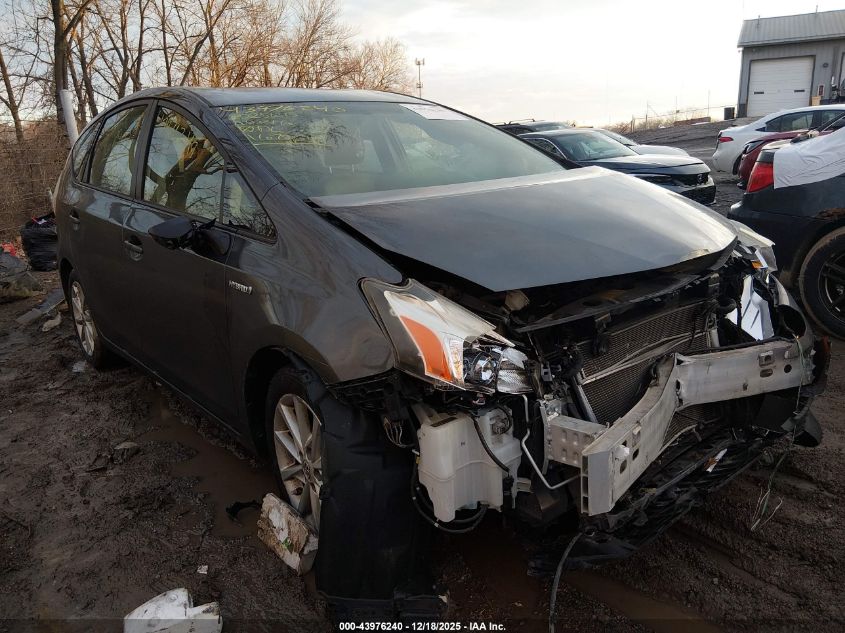 2012 Toyota Prius V Five VIN: JTDZN3EU7C3167903 Lot: 43976240