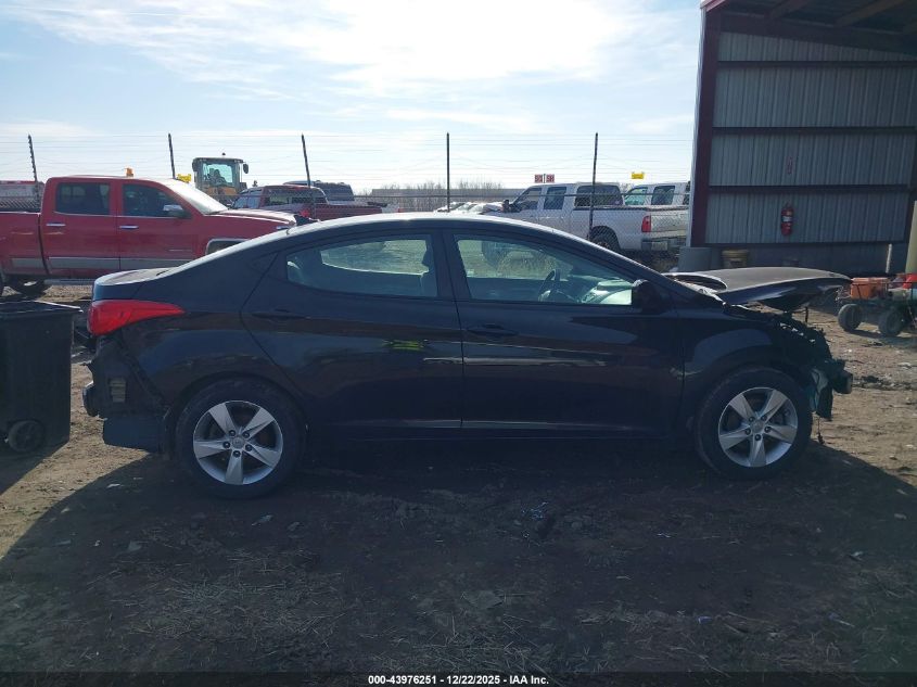 2013 Hyundai Elantra Gls VIN: 5NPDH4AE4DH422101 Lot: 43976251
