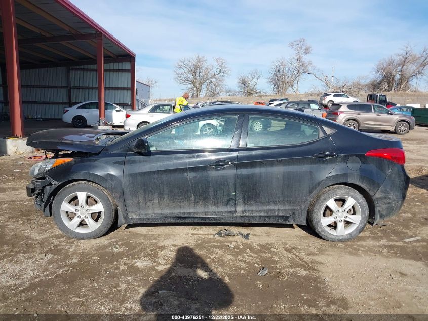 2013 Hyundai Elantra Gls VIN: 5NPDH4AE4DH422101 Lot: 43976251