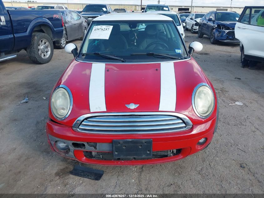 2010 Mini Cooper VIN: WMWMF3C59ATZ66062 Lot: 43976257