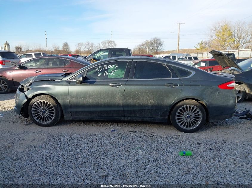 2015 Ford Fusion Titanium VIN: 3FA6P0K92FR162132 Lot: 43976269