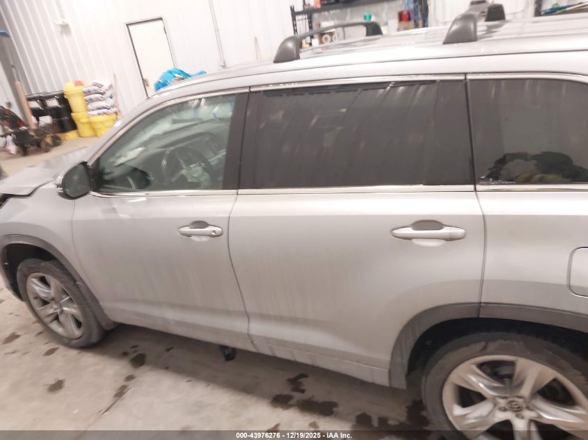 2016 Toyota Highlander Limited V6 VIN: 5TDDKRFH6GS229819 Lot: 43976276