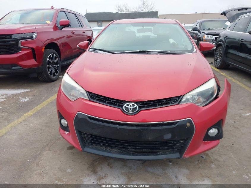 2016 Toyota Corolla S VIN: 5YFBURHE5GP403361 Lot: 43976287