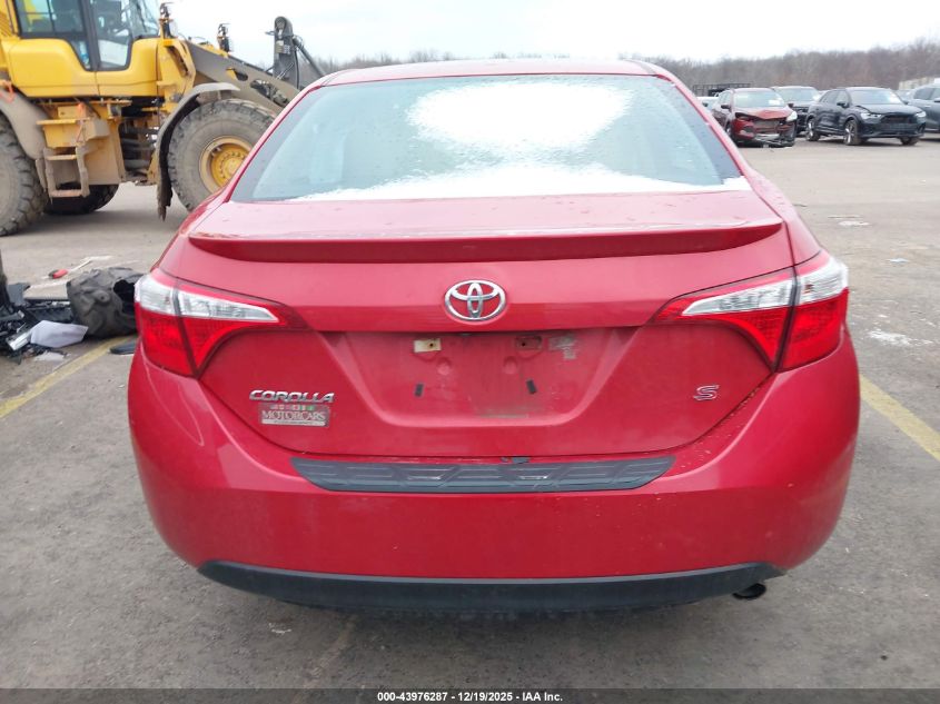 2016 Toyota Corolla S VIN: 5YFBURHE5GP403361 Lot: 43976287