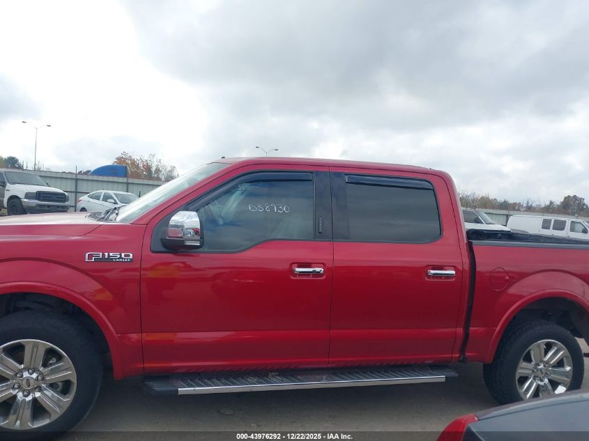 2020 Ford F-150 Lariat VIN: 1FTEW1E46LKD38730 Lot: 43976292