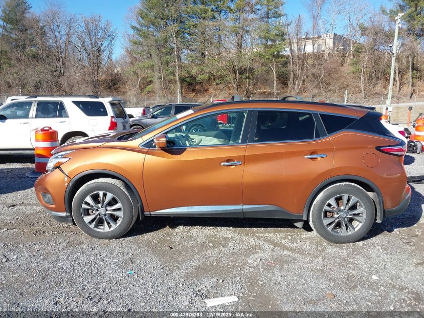 2015 Nissan Murano Sv VIN: 5N1AZ2MH7FN220636 Lot: 43976298