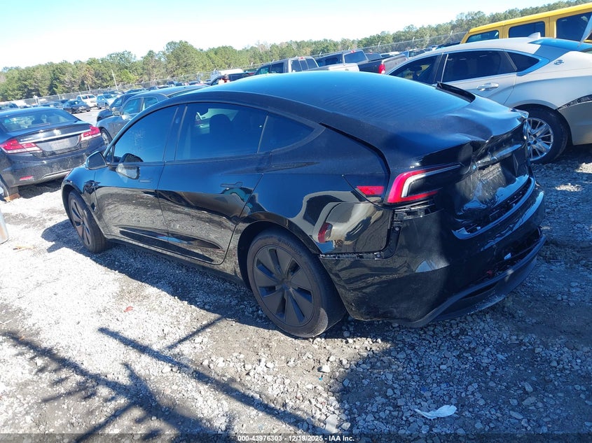 Vin: 5yj3e1ea2sf070187, lot: 44471999, tesla model 3 long range rear-wheel drive/standard rear-wheel drive 20253