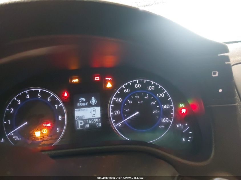 2012 Infiniti G37X VIN: JN1CV6AR4CM681357 Lot: 43976306