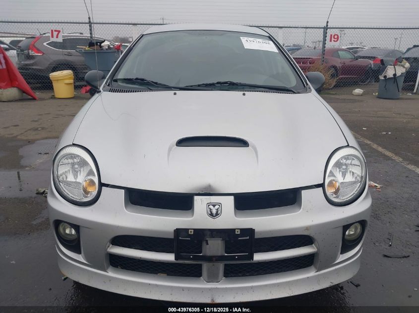 2005 Dodge Neon Sxt VIN: 1B3AS56C95D268642 Lot: 43976305