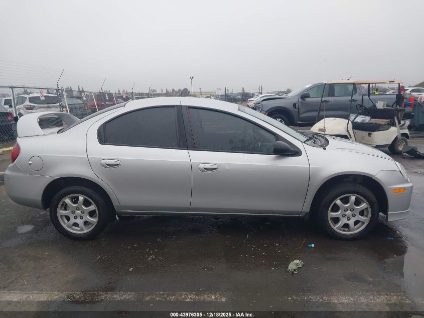 2005 Dodge Neon Sxt VIN: 1B3AS56C95D268642 Lot: 43976305