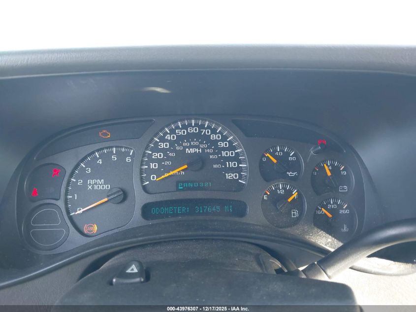 2003 Chevrolet Suburban 1500 Ls VIN: 1GNEC16T23J198848 Lot: 43976307