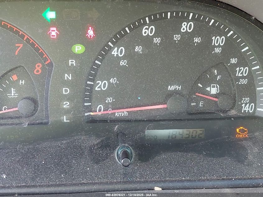 2002 Toyota Camry Le VIN: JTDBE32K420117173 Lot: 43976321