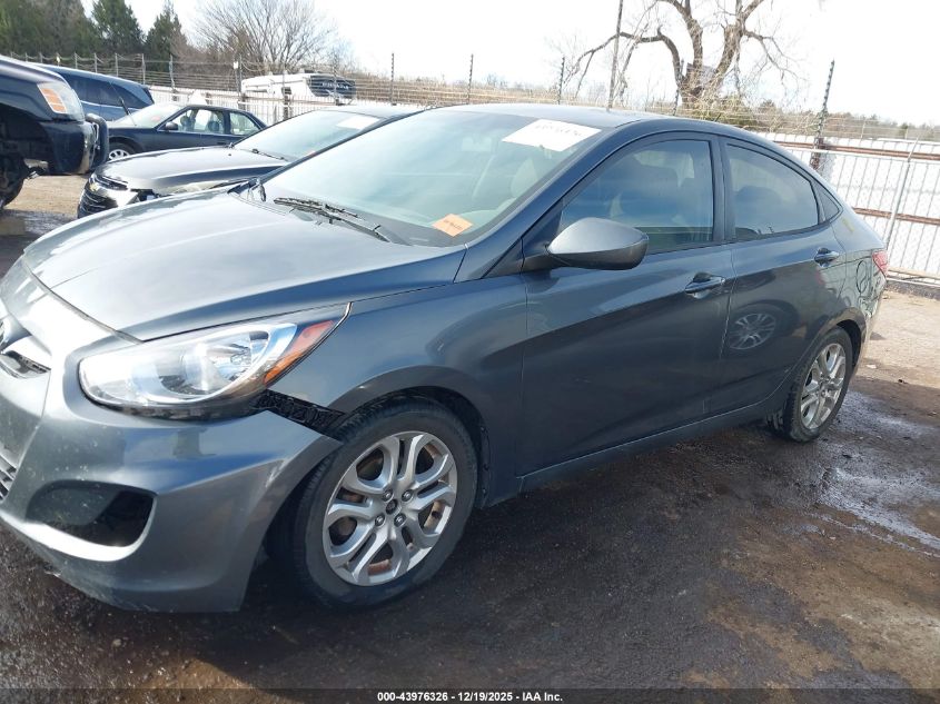 2012 Hyundai Accent Gls VIN: KMHCT4AE5CU241759 Lot: 43976326