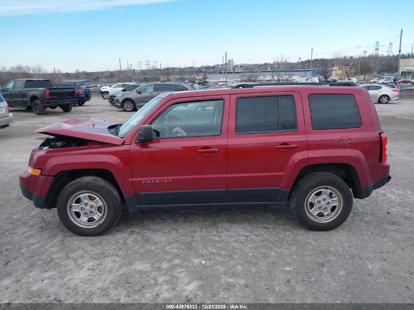 2014 Jeep Patriot Sport VIN: 1C4NJRBB4ED595747 Lot: 43976333