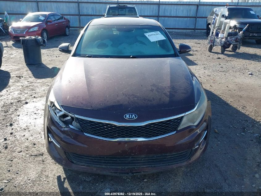 2018 Kia Optima Lx VIN: 5XXGT4L34JG219837 Lot: 43976362