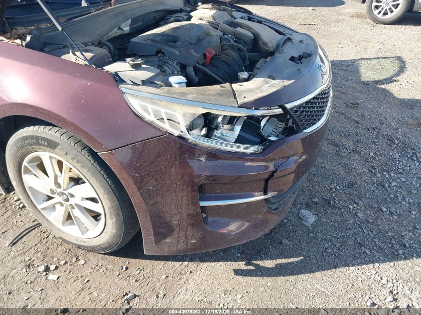 2018 Kia Optima Lx VIN: 5XXGT4L34JG219837 Lot: 43976362