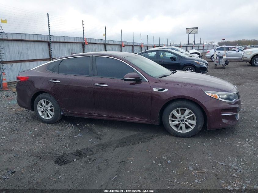 2018 Kia Optima Lx VIN: 5XXGT4L36JG178613 Lot: 43976369