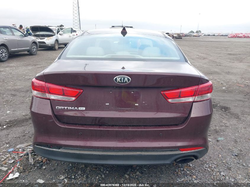 2018 Kia Optima Lx VIN: 5XXGT4L36JG178613 Lot: 43976369