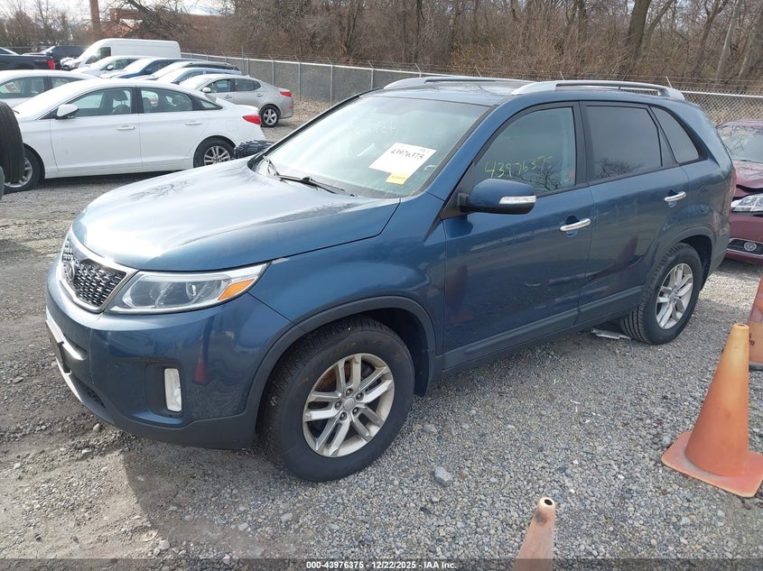 Vin: 5xykt3a61eg524554, lot: 44472071, kia sorento lx 20142