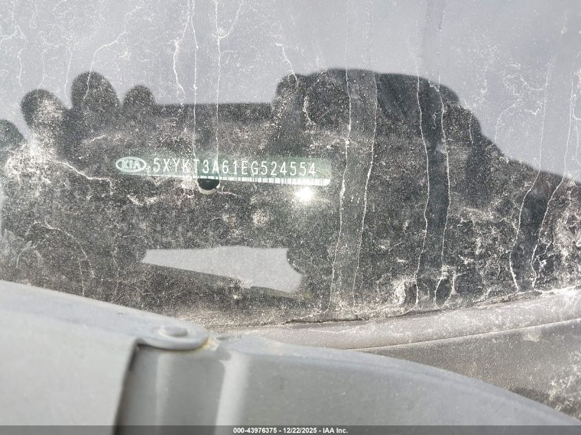 2014 Kia Sorento Lx VIN: 5XYKT3A61EG524554 Lot: 43976375