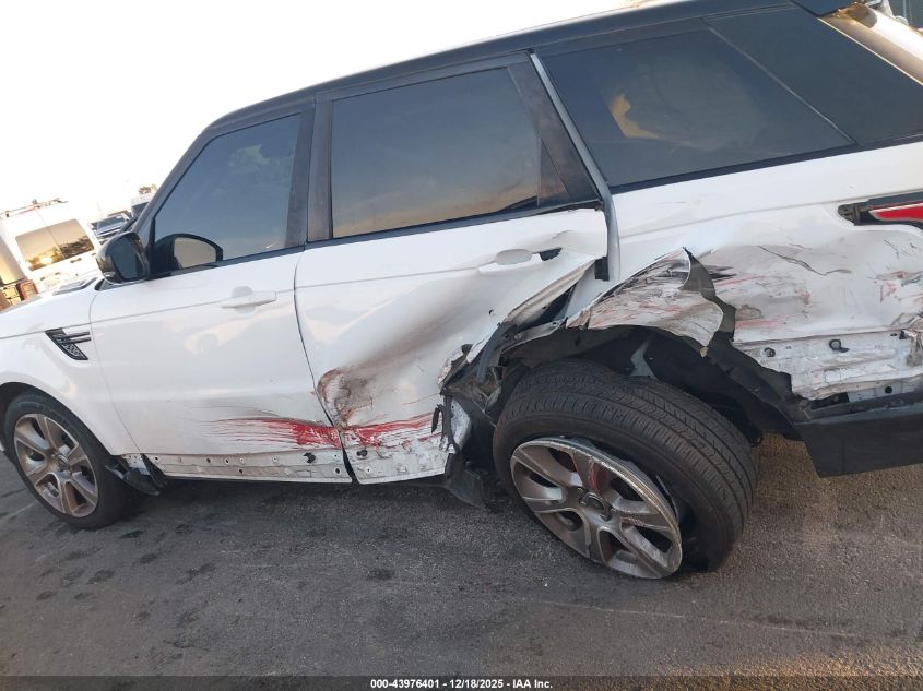 2015 Land Rover Range Rover Sport 3.0L V6 Supercharged Hse VIN: SALWR2VF9FA618650 Lot: 43976401