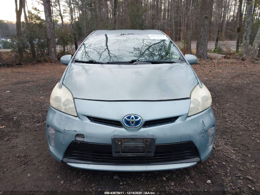 2012 Toyota Prius Two VIN: JTDKN3DU8C1564776 Lot: 43976411