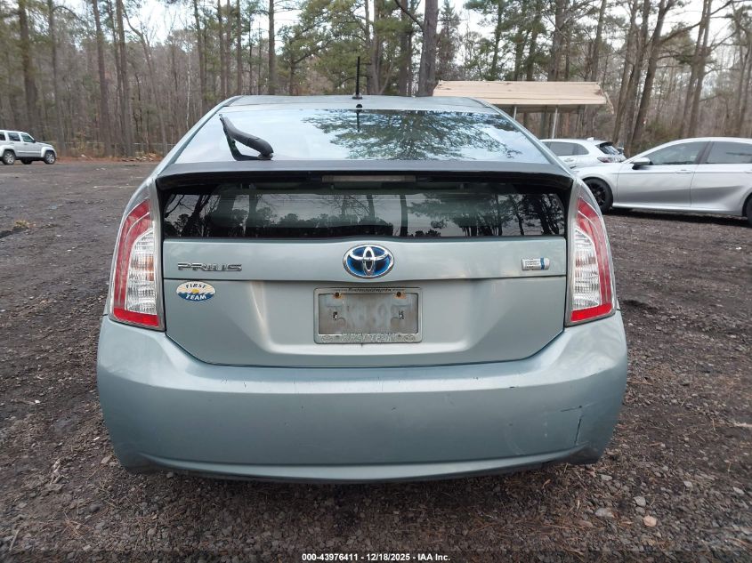 2012 Toyota Prius Two VIN: JTDKN3DU8C1564776 Lot: 43976411