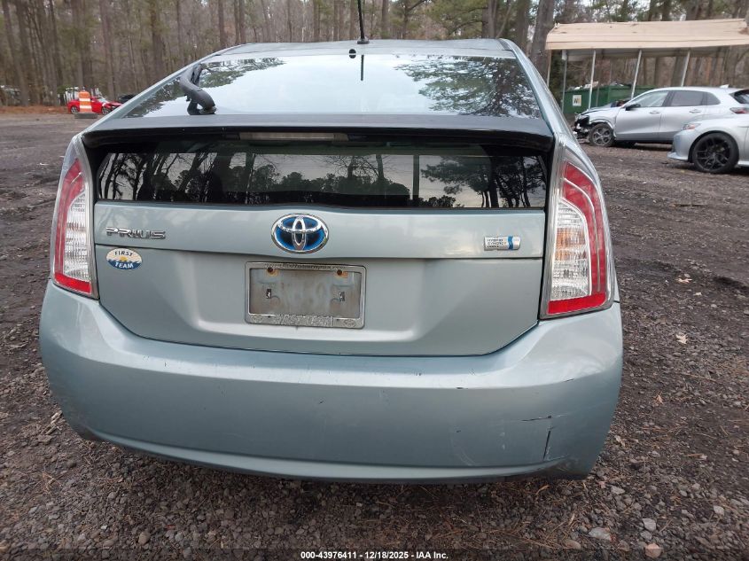 2012 Toyota Prius Two VIN: JTDKN3DU8C1564776 Lot: 43976411