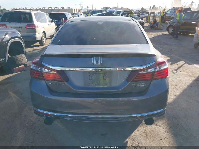 2017 Honda Accord Sport Se VIN: 1HGCR2F19HA163042 Lot: 43976428
