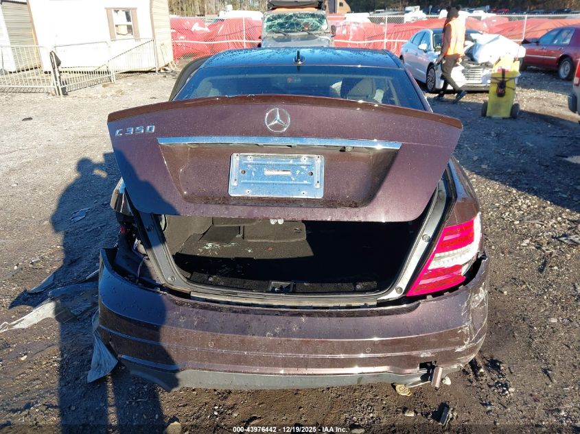 2012 Mercedes-Benz C 350 Sport VIN: WDDGF5HB3CR213062 Lot: 43976442