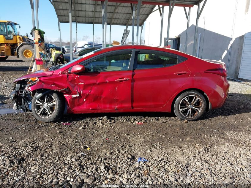 2013 Hyundai Elantra Gls VIN: 5NPDH4AE9DH288105 Lot: 43976467