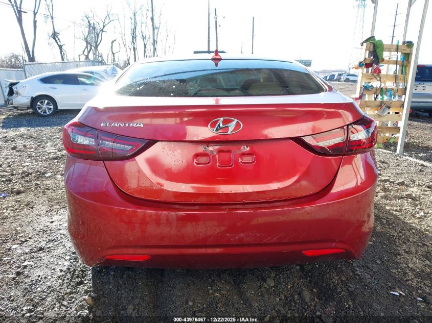 2013 Hyundai Elantra Gls VIN: 5NPDH4AE9DH288105 Lot: 43976467