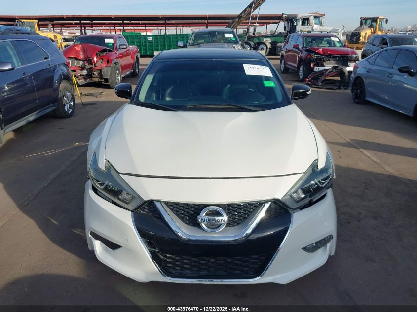 2018 Nissan Maxima 3.5 Sv VIN: 1N4AA6AP3JC375998 Lot: 43976470