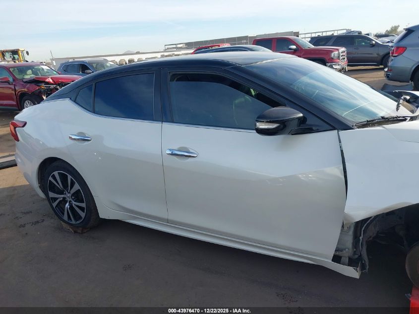 2018 Nissan Maxima 3.5 Sv VIN: 1N4AA6AP3JC375998 Lot: 43976470