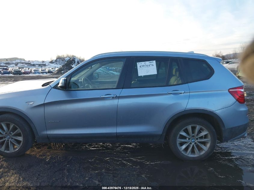 2013 BMW X3 xDrive28I VIN: 5UXWX9C57D0A25759 Lot: 43976476