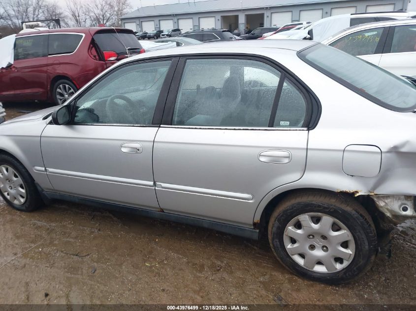 2000 Honda Civic Value Package VIN: 2HGEJ6613YH577684 Lot: 43976499