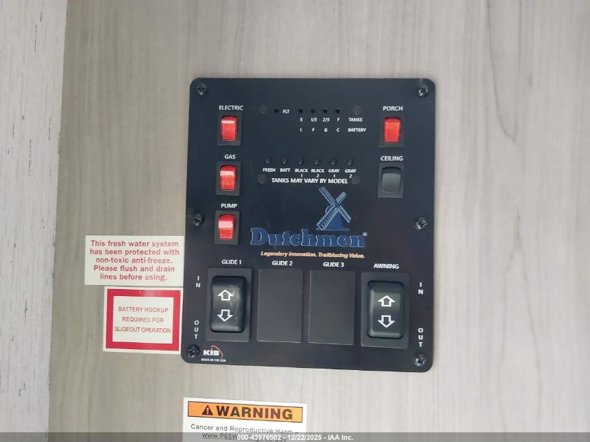 2022 Keystone Dutchmen VIN: 4YDTKDP25NJ972505 Lot: 43976502