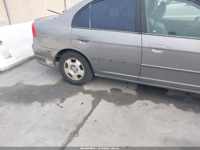 2005 Honda Civic Hybrid VIN: JHMES96695S010553 Lot: 43976515