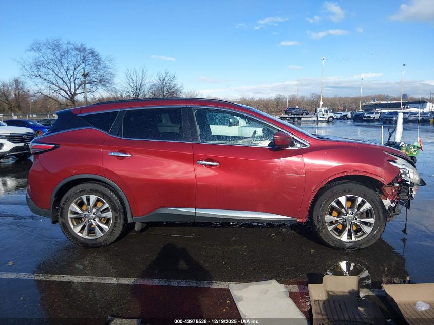 2016 Nissan Murano Sv VIN: 5N1AZ2MHXGN110522 Lot: 43976538