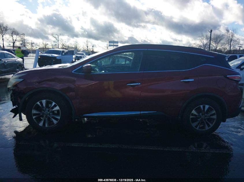 2016 Nissan Murano Sv VIN: 5N1AZ2MHXGN110522 Lot: 43976538