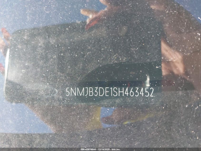 2025 Hyundai Tucson Sel VIN: 5NMJB3DE1SH463452 Lot: 43976544