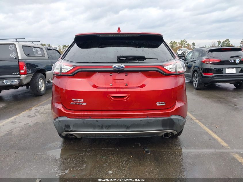 2016 Ford Edge Sel VIN: 2FMPK3J94GBB74830 Lot: 43976552
