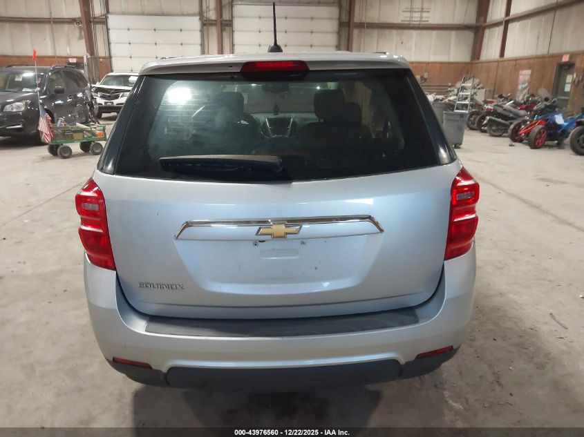 2017 Chevrolet Equinox Ls VIN: 2GNALBEK5H1508439 Lot: 43976560