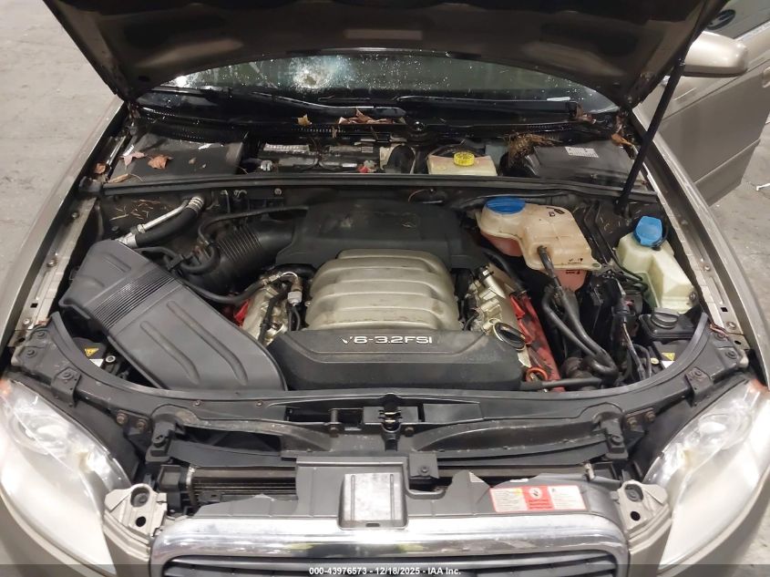 2007 Audi A4 3.2 Avant VIN: WAUKH98E57A010840 Lot: 43976573