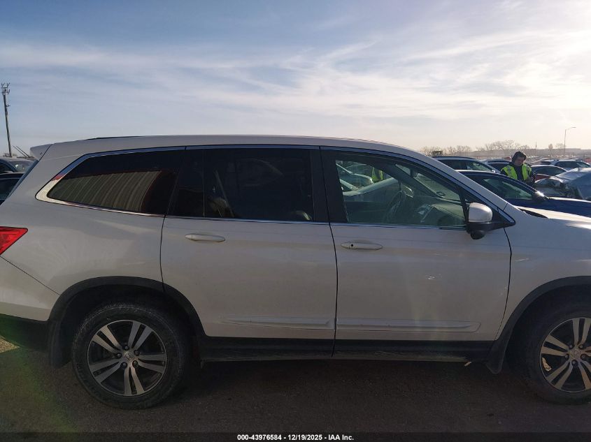 2018 Honda Pilot Ex-L VIN: 5FNYF6H59JB029200 Lot: 43976584