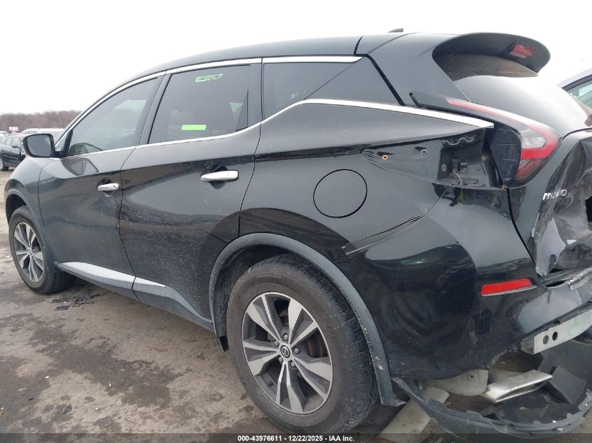 2020 Nissan Murano S Fwd VIN: 5N1AZ2AJ1LN102021 Lot: 43976611