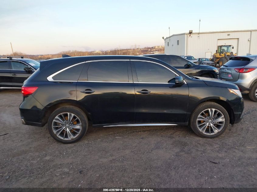 2017 Acura Mdx Technology Package VIN: 5FRYD4H52HB004870 Lot: 43976616